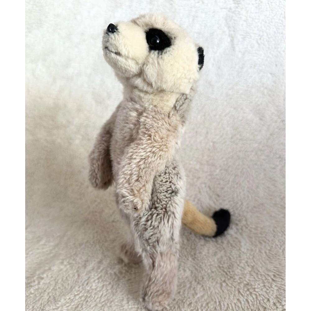 SOS Save Our Space Standing Meerkat Plush 9" Stuffed Animal Toy Realistic Zoo